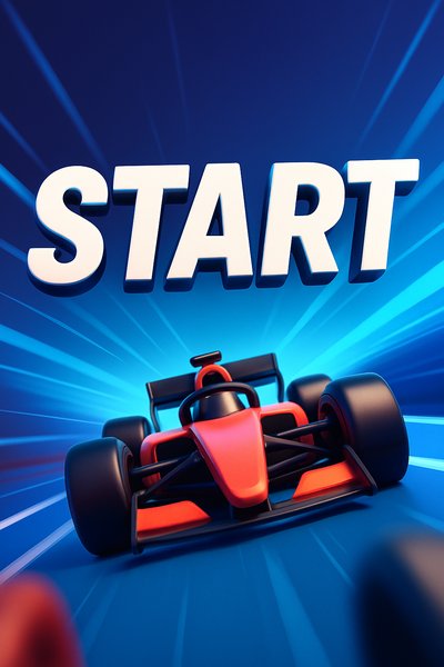 Dynamic and Engaging Start Illustration with Racing Theme