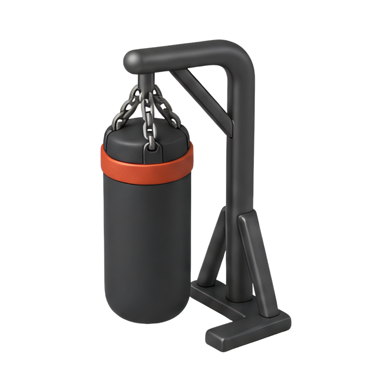 stable boxing bag stand