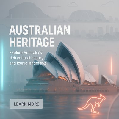 Promotional Graphic for Australian Heritage Exploration