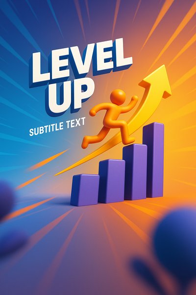 Dynamic Graphic Representing Growth and Progress