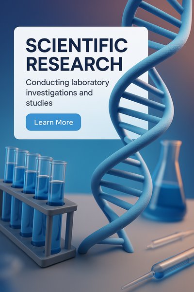 Visual Representation of Scientific Research and Laboratory Studies