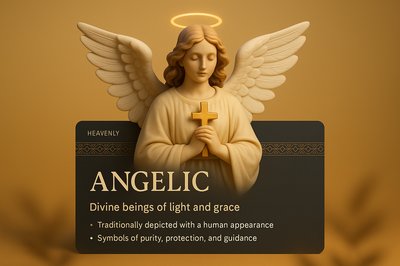 Angelic Web Design: A Divine 3D Illustration