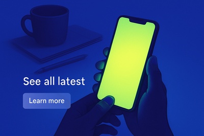 Glowing Phone in Dark Setting with Call to Action
