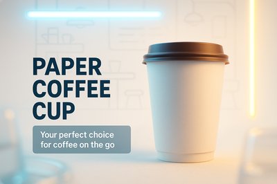 Minimalist Coffee Cup Mockup with Clean Design