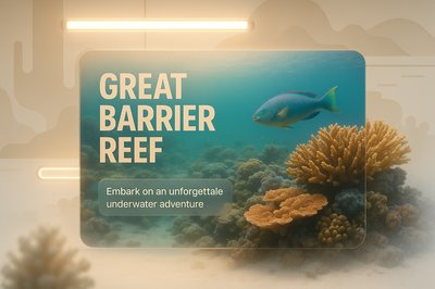 Underwater Adventure Promotion Featuring the Great Barrier Reef