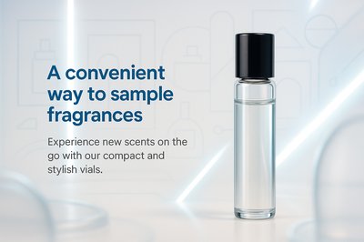Compact Fragrance Sample Vial Promotional Image