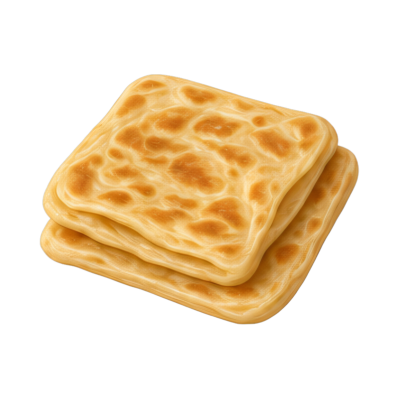 freshly baked Moroccan msemen