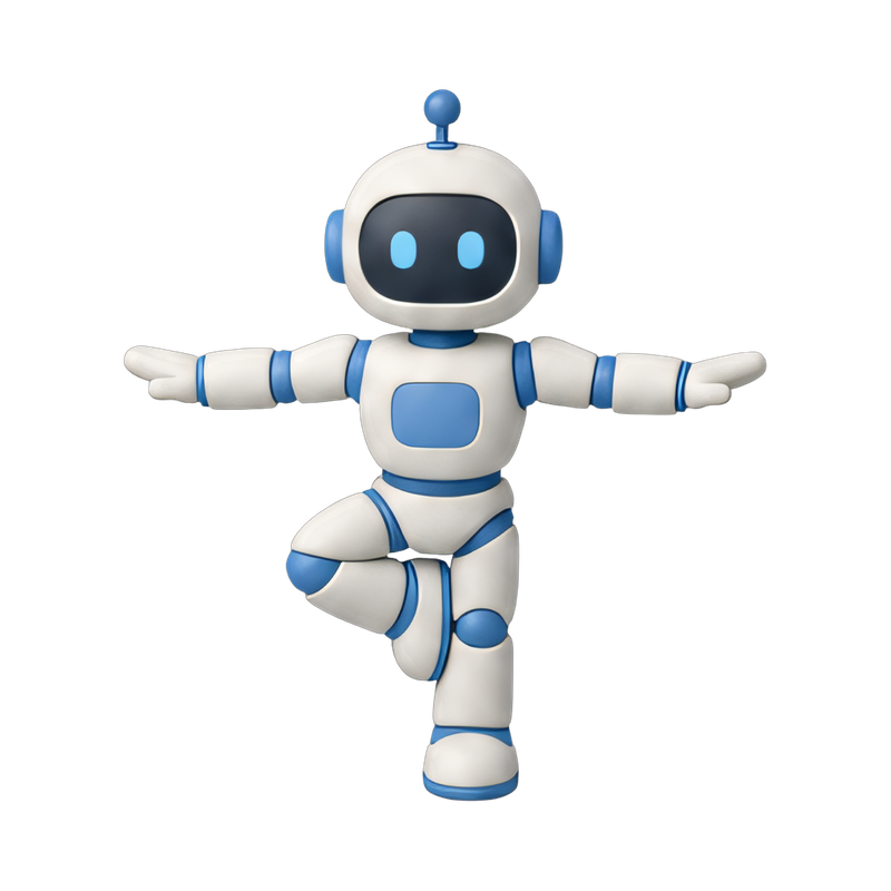 humanoid robot balancing skillfully