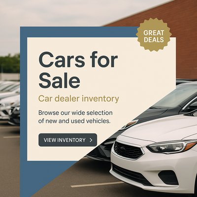 Cars for Sale: Explore Our Dealer Inventory Today