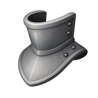 Stylized 3D Armor Icon with Metallic Finish