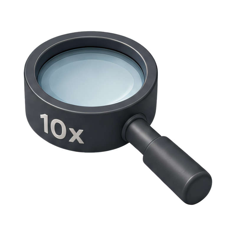 10x hand lens for geology