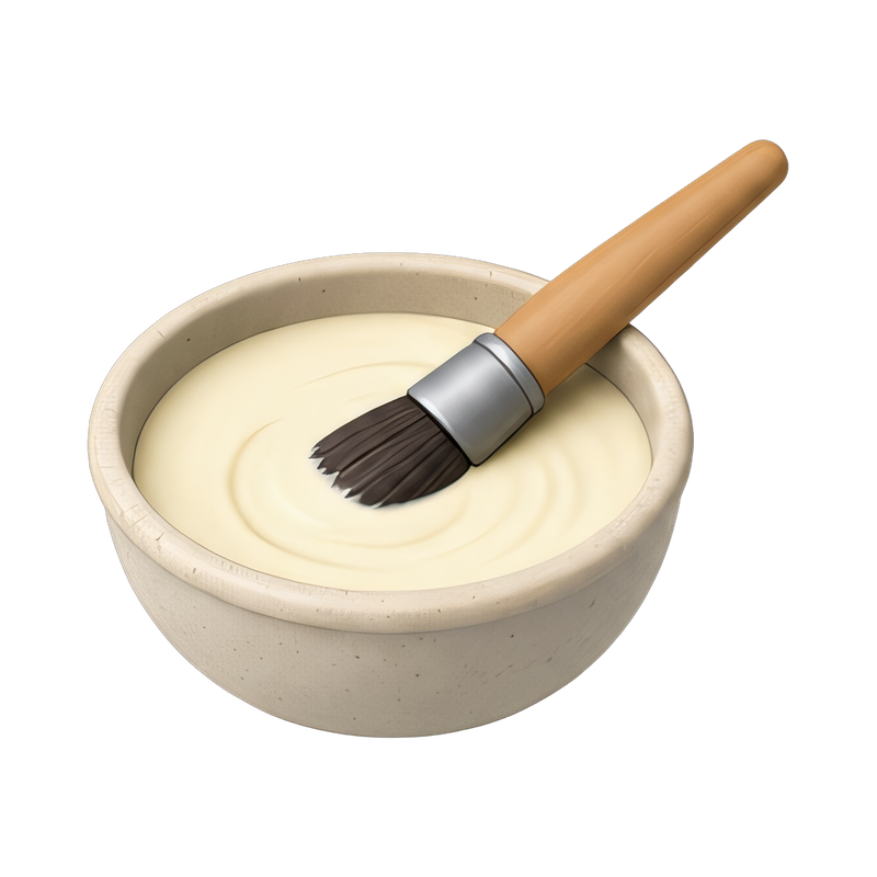 handcrafted wax resist bowl