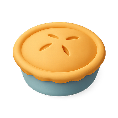 Realistic Pie Graphic with Colorful Design