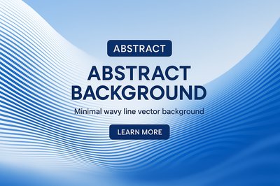 Abstract Wavy Line Background Design for Modern Use