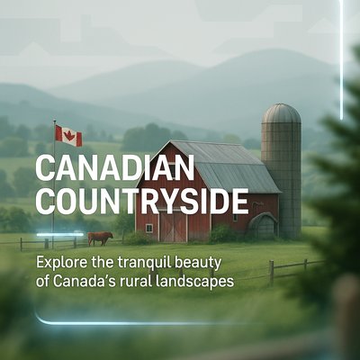 Promotional Graphic for Canadian Countryside Tourism