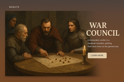 War Council: Strategizing Medieval Leaders in a Chamber