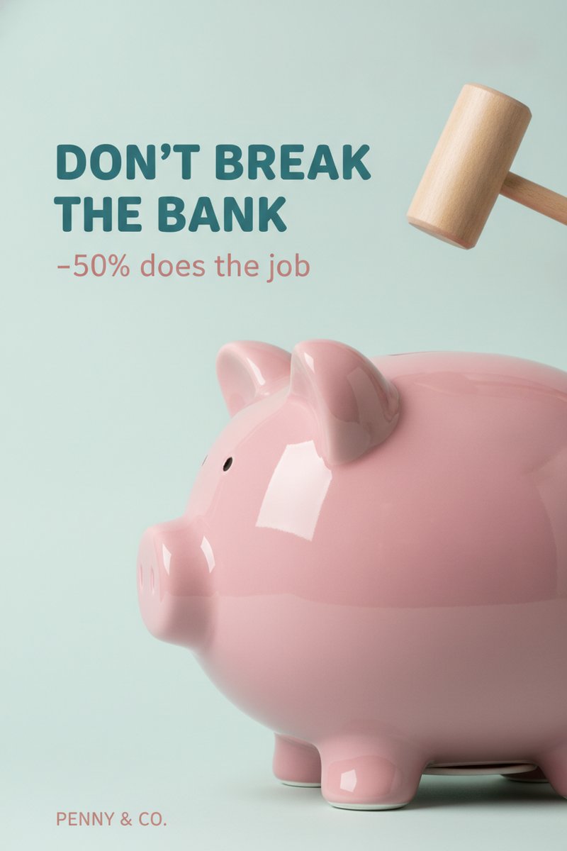Save with our piggy bank