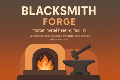 Blacksmith Forge: A Visual Representation of Metalworking Craft