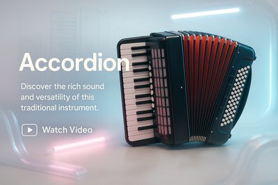 Modern Accordion Showcase with Video Call-to-Action