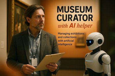 Museum Curator Collaborates with AI Assistant
