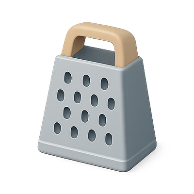 Modern Kitchen Grater in Minimalist Design