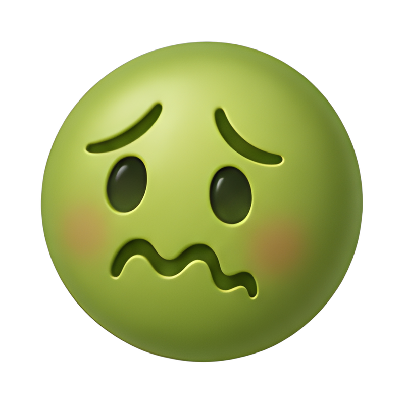 green face smiley expression