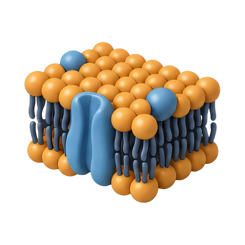 Cell membrane bilayer patch