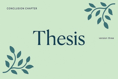 Updated Cover Design for Thesis with New Colors and Patterns