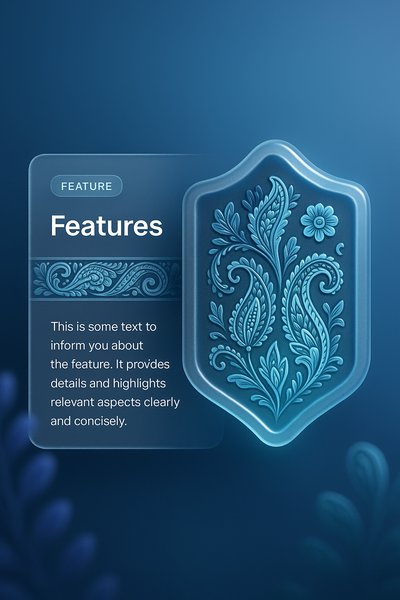 Elegant Seamless Paisley Flower Border Design