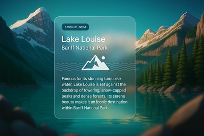 Lake Louise: 3D Inspiration for Web Design