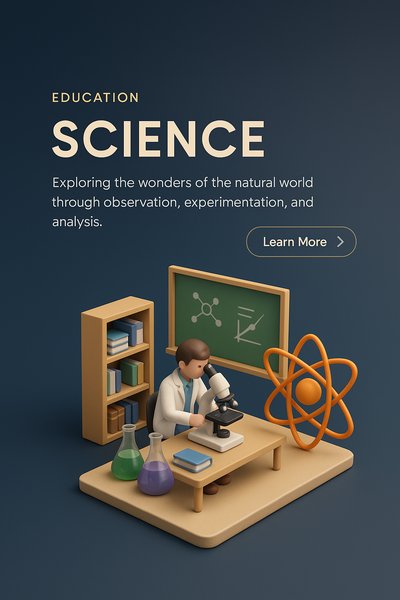 Exploring Science: A 3D Educational Scene
