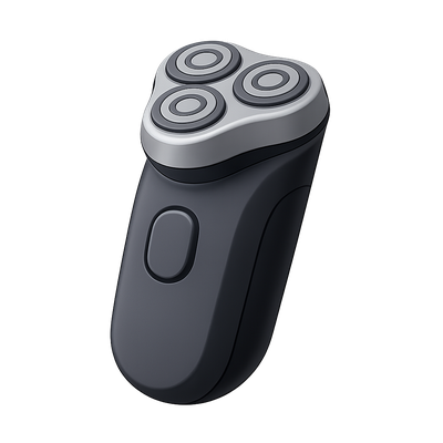 Stylish 3D Razor Icon with Isometric Design