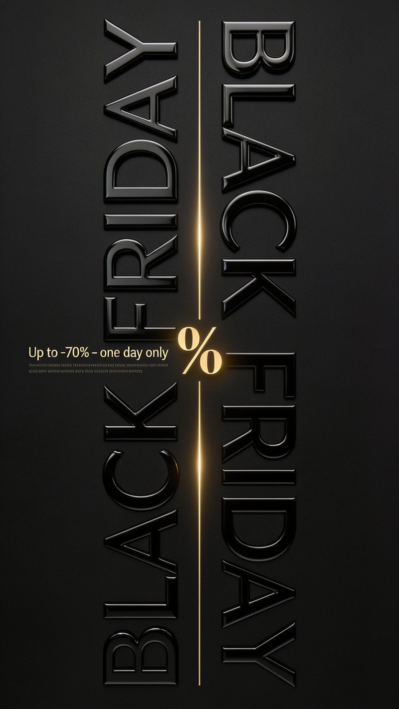 black friday sale announcement