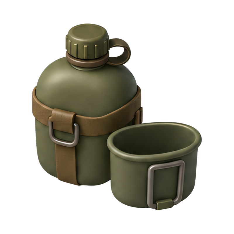 Canteen and cup nesting set