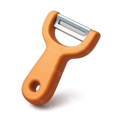 Stylish 3D Vegetable Peeler Icon with Isometric View