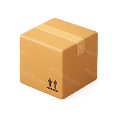 Minimalistic Delivery Box Icon for E-Commerce