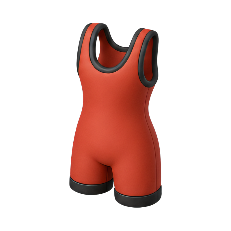 athlete in wrestling singlet