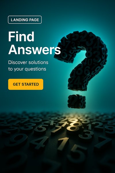 Engaging Landing Page Graphic for Problem Solving