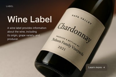 Stylish Minimalist Wine Label Design for Chardonnay
