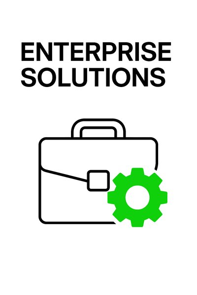 Minimalist Graphic for Enterprise Solutions Concept
