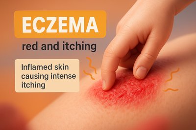 Informative Graphic on Eczema Symptoms and Effects