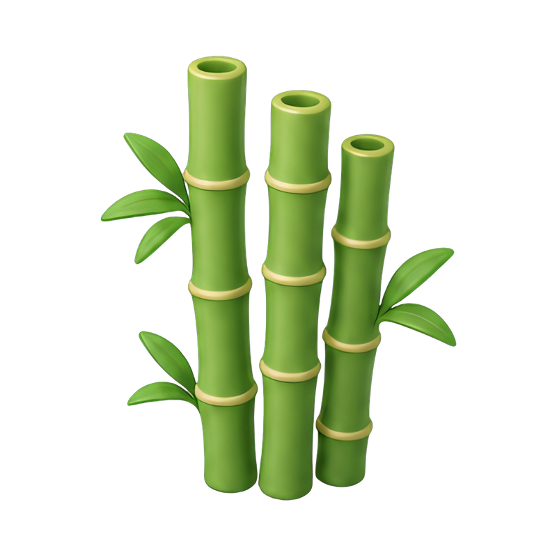 peaceful bamboo grove scene