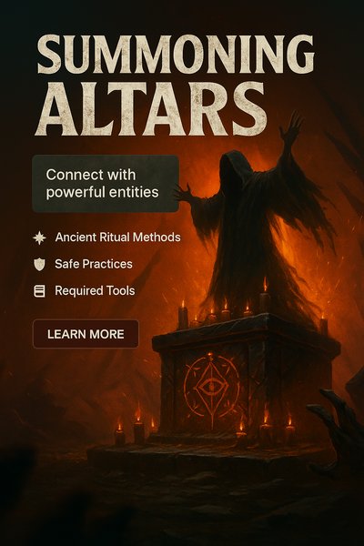 Realistic Summoning Altar Scene with Dynamic Composition