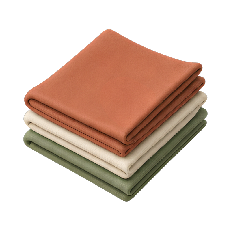 elegantly folded cloth napkins