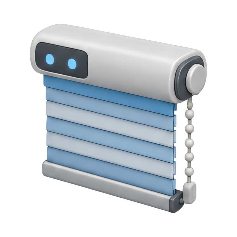 modern robotic window blinds