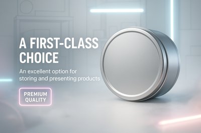 Modern Product Display with Premium Quality Emphasis