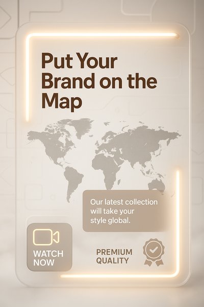 Promotional Graphic Featuring Global Branding Theme