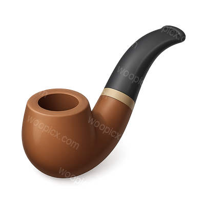 Stylish 3D Pipe Icon with Isometric Design