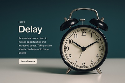 Stylish Web Design Concept Focusing on Delay Theme