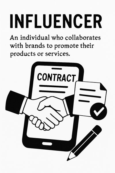 Illustrative Graphic of Influencer Marketing Concept